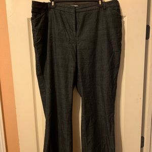 Twill gray dress pant